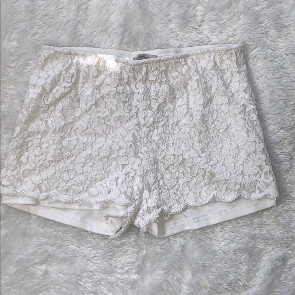 Gently used Charlotte Russe lace shorts